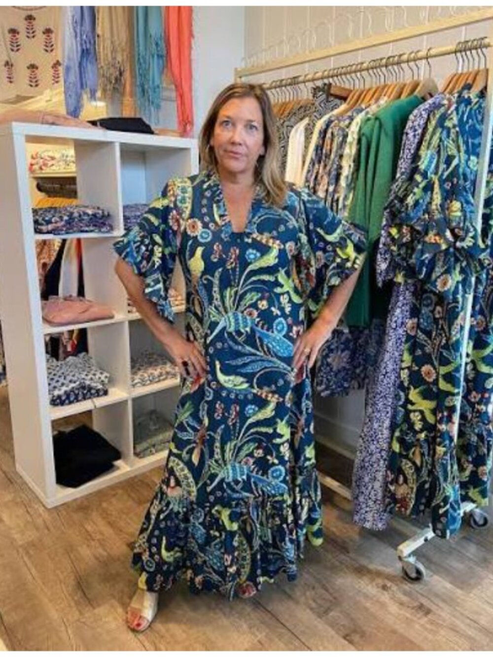 Fitzroy & Willa Soleil Dress Size Large EUC